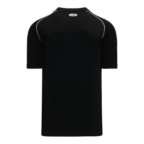 Athletic Knit Two Button Performance Baseball Jersey with Piping (BA1344)