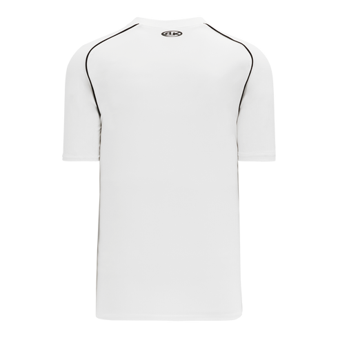 Athletic Knit Two Button Performance Baseball Jersey with Piping (BA1344)