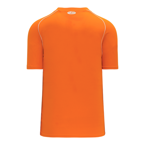 Athletic Knit Two Button Performance Baseball Jersey with Piping (BA1344)