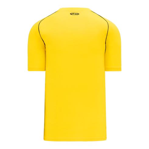 Athletic Knit Two Button Performance Baseball Jersey with Piping (BA1344)