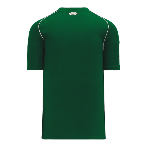 Athletic Knit Two Button Performance Baseball Jersey with Piping (BA1344)