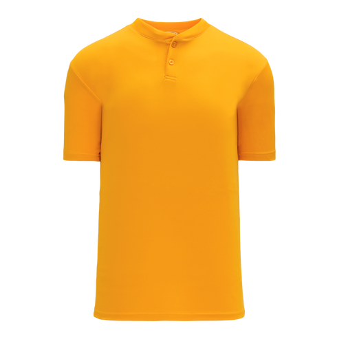 Athletic Knit Two Button Performance Baseball Jersey (BA1347)