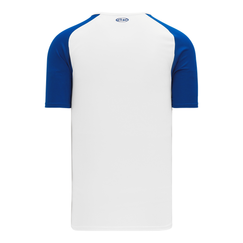 Athletic Knit V-Neck Baseball Jersey with Contrasting Shoulders (BA1375)