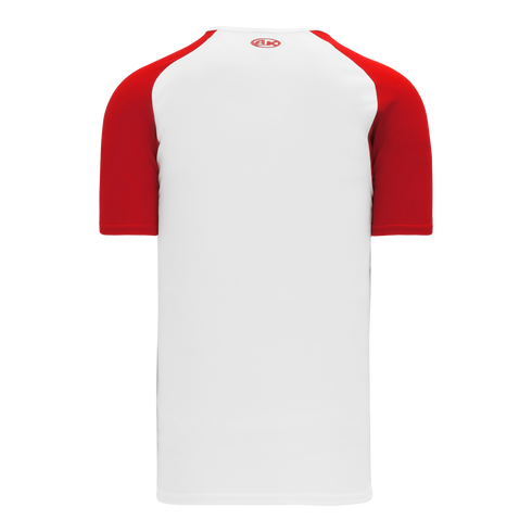 Athletic Knit V-Neck Baseball Jersey with Contrasting Shoulders (BA1375)