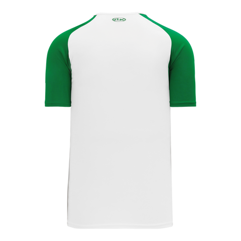 Athletic Knit V-Neck Baseball Jersey with Contrasting Shoulders (BA1375)