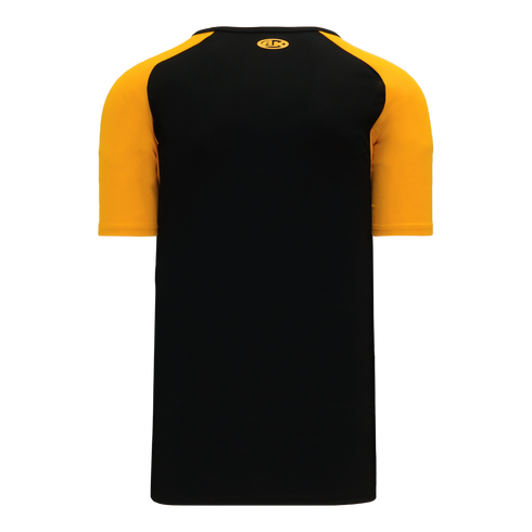 Athletic Knit V-Neck Baseball Jersey with Contrasting Shoulders (BA1375)