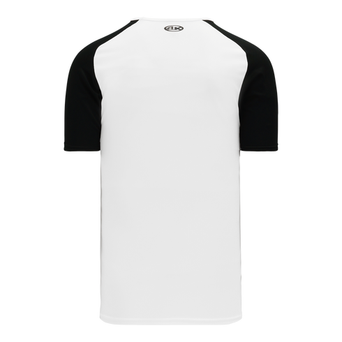 Athletic Knit V-Neck Baseball Jersey with Contrasting Shoulders (BA1375)