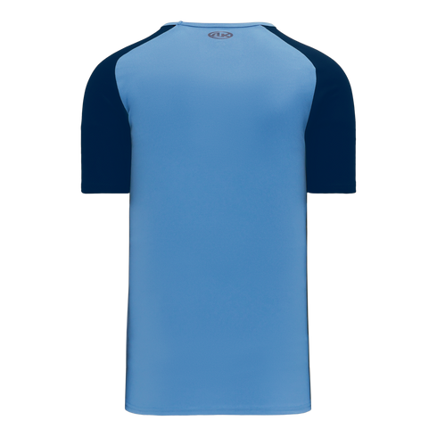 Athletic Knit V-Neck Baseball Jersey with Contrasting Shoulders (BA1375)