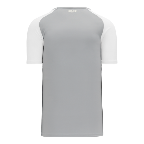 Athletic Knit V-Neck Baseball Jersey with Contrasting Shoulders (BA1375)