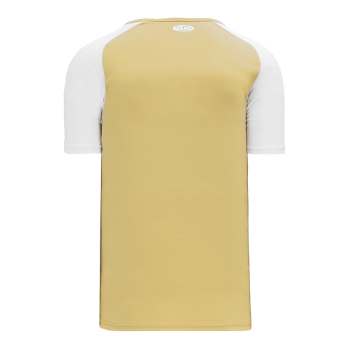 Athletic Knit V-Neck Baseball Jersey with Contrasting Shoulders (BA1375)