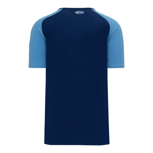 Athletic Knit V-Neck Baseball Jersey with Contrasting Shoulders (BA1375)