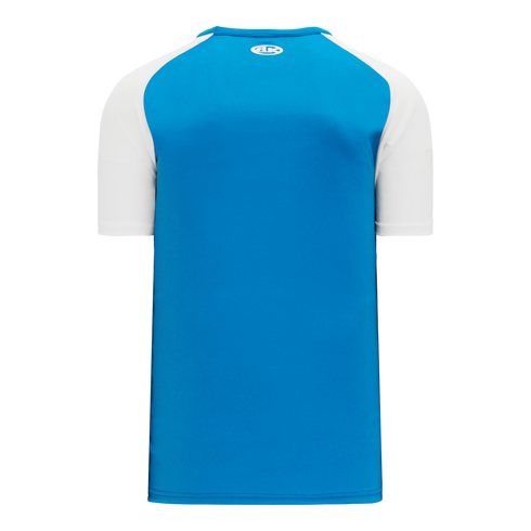 Athletic Knit V-Neck Baseball Jersey with Contrasting Shoulders (BA1375)