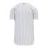 Athletic Knit Full Button Warp Knit Pinstripe Baseball Jersey (BA524)