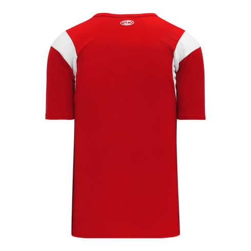 Athletic Knit V-Neck Performance Baseball Jersey with Mesh Shoulder Inserts (BA569)