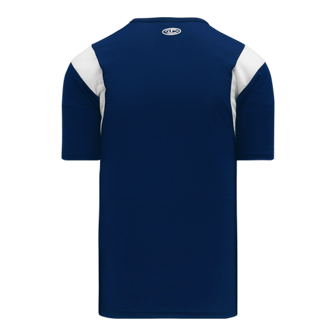 Athletic Knit V-Neck Performance Baseball Jersey with Mesh Shoulder Inserts (BA569)