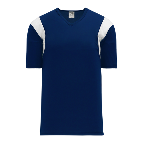 Athletic Knit V-Neck Performance Baseball Jersey with Mesh Shoulder Inserts (BA569)