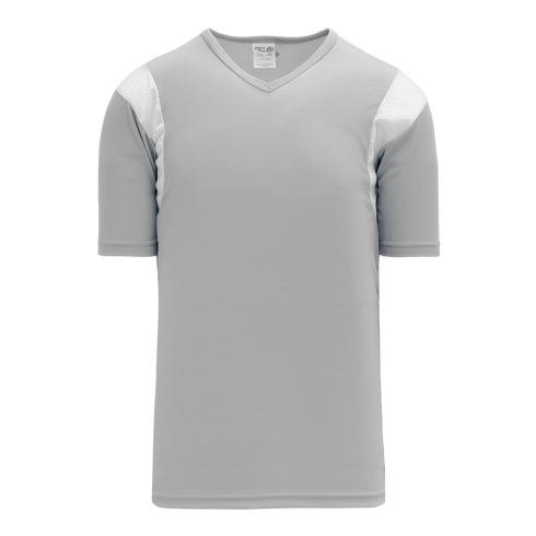 Athletic Knit V-Neck Performance Baseball Jersey with Mesh Shoulder Inserts (BA569)