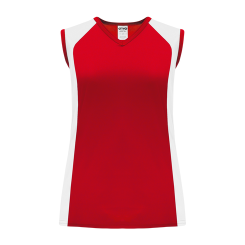 Athletic Knit Ladies Sleeveless Performance Softball Jersey with Side Inserts (BA601)