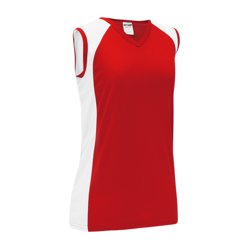Athletic Knit Ladies Sleeveless Performance Softball Jersey with Side Inserts (BA601)
