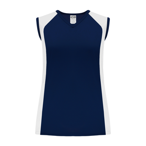 Athletic Knit Ladies Sleeveless Performance Softball Jersey with Side Inserts (BA601)