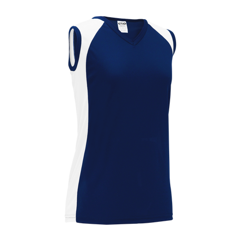 Athletic Knit Ladies Sleeveless Performance Softball Jersey with Side Inserts (BA601)