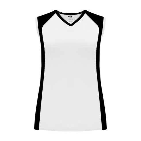 Athletic Knit Ladies Sleeveless Performance Softball Jersey with Side Inserts (BA601)