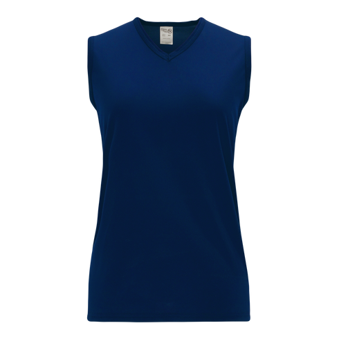 Athletic Knit Ladies Sleeveless V-Neck Performance Softball Jersey (BA635)