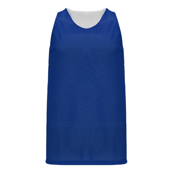 Athletic Knit Polymesh Reversible Basketball Jersey (BR1302), Color '206 Royal/White'