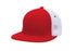 Pacific Headwear Premium M2 Performance Trucker Flexfit® Cap (ES341), Color 'RedWhiteRed'