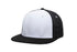 Pacific Headwear Premium M2 Performance Trucker Flexfit® Cap (ES341), Color 'WhiteBlackBlack'