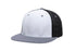 Pacific Headwear Premium M2 Performance Trucker Flexfit® Cap (ES341), Color 'WhiteBlackGraphite'