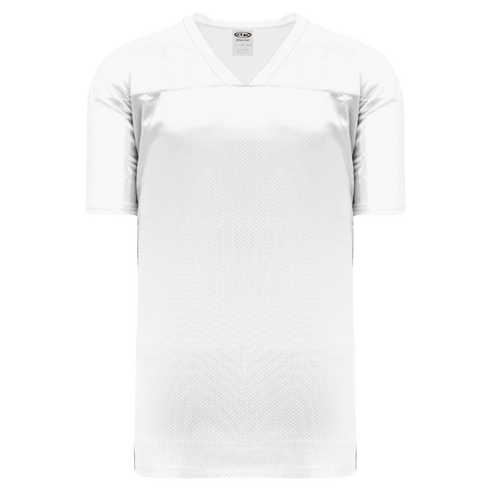 Athletic Knit Pro Mesh Game Football Jersey (F810), Color '000 White'
