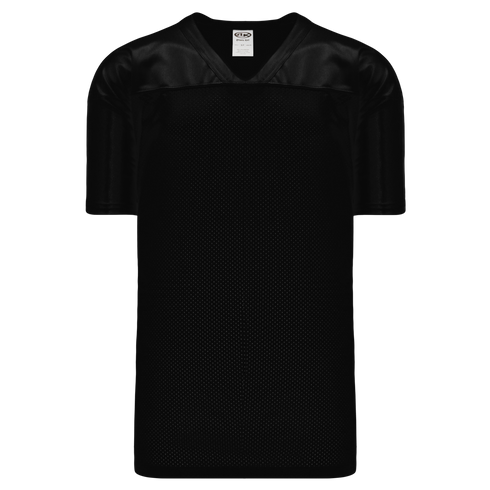 Athletic Knit Pro Mesh Game Football Jersey (F810), Color '001 Black'