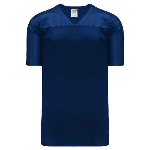 Athletic Knit Pro Mesh Game Football Jersey (F810), Color '004 Navy'