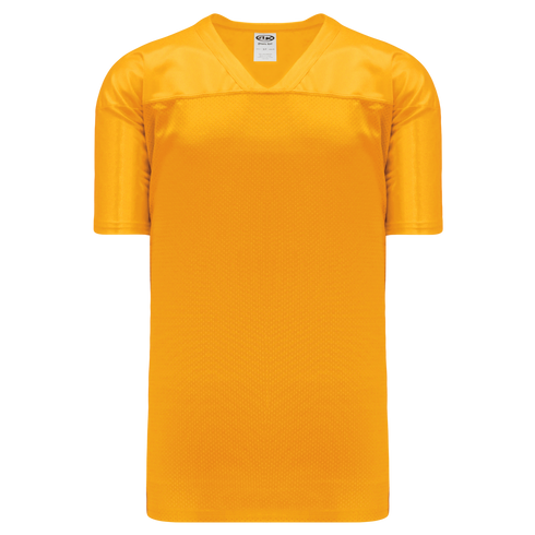 Athletic Knit Pro Mesh Game Football Jersey (F810), Color '006 Gold'
