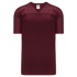 Athletic Knit Pro Mesh Game Football Jersey (F810), Color '009 Maroon'