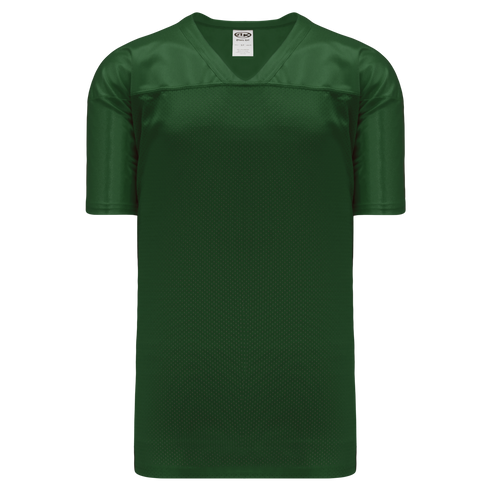 Athletic Knit Pro Mesh Game Football Jersey (F810), Color '011 Forest'