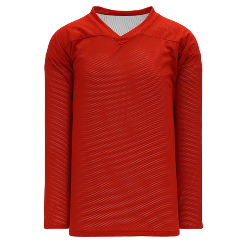 Athletic Knit Practice Series Reversible Hockey Jersey (H686), Color '208 Red/White'
