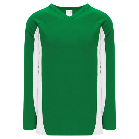 Athletic Knit League Series Hockey Jersey (H7100), Color '210 Kelly/White'