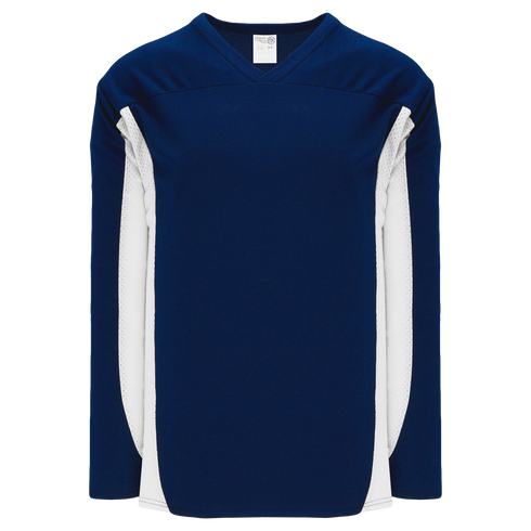 Athletic Knit League Series Hockey Jersey (H7100), Color '216 Navy/White'
