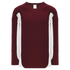 Athletic Knit League Series Hockey Jersey (H7100), Color '233 Maroon/White'