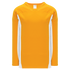 Athletic Knit League Series Hockey Jersey (H7100), Color '236 Gold/White'