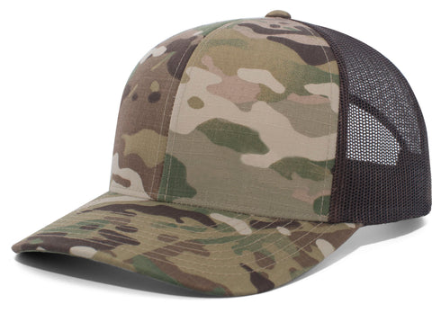 Pacific Headwear Multicam® Trucker Snapback Cap