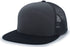 Pacific Headwear 6-Panel Arch Trucker Snapback Cap (P787), Color 'CharcoalBlack'