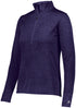 Russell Athletic Ladies Dri-Power Lightweight 1/4 Zip Pullover (QZ7EAX), Color 'Purple'