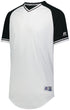 Russell Athletic Youth Classic V-Neck Jersey (R01X3B), Color 'White/Black/White'