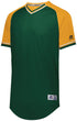 Russell Athletic Classic V-Neck Jersey (R01X3M), Color 'Dark Green/Gold/White'