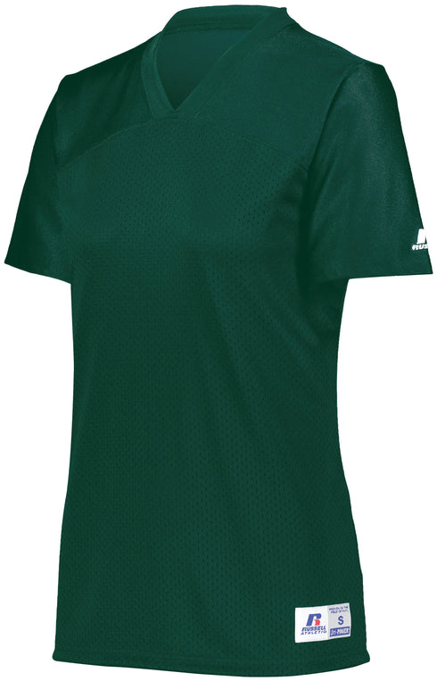 Russell Athletic Ladies Solid Flag Football Jersey (R0593X), Color 'Dark Green'