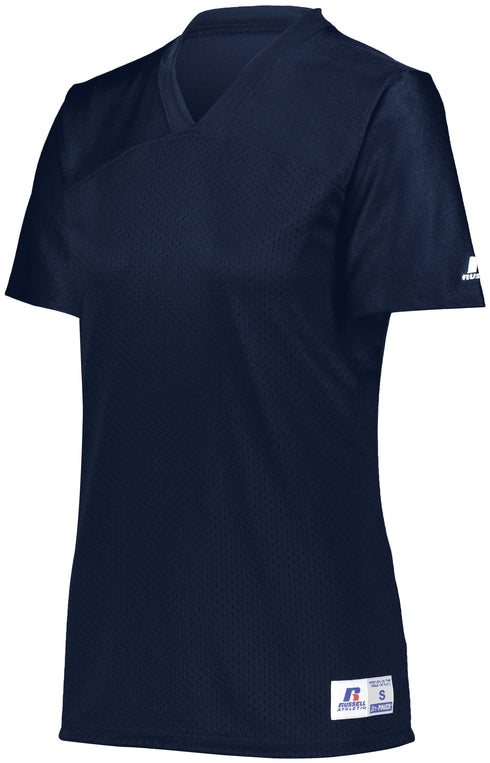 Russell Athletic Ladies Solid Flag Football Jersey (R0593X), Color 'Navy'