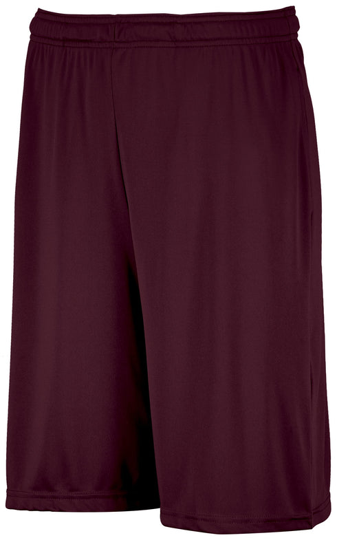 Russell Athletic Dri-Power® Essential Performance Shorts With Pockets (TS7X2M), Color 'Maroon'